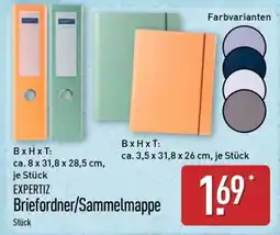 Aldi Nord EXPERTIZ Briefordner/Sammelmappe Angebot