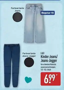 Aldi Nord L&D Kinder-Jeans/Jeans-Jogger Angebot