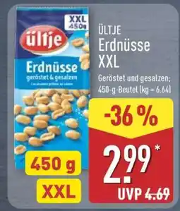 Aldi Nord ÜLTJE Erdnüsse XXL Angebot