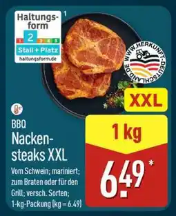 Aldi Nord BBQ Nackensteaks XXL Angebot