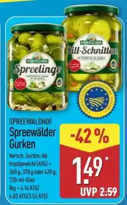 Aldi Nord Spreewaldhof Spreewälder Gurken Angebot