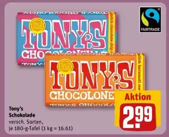 REWE Tony’s Schokolade Angebot