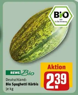REWE Bio Spaghetti Kürbis Angebot