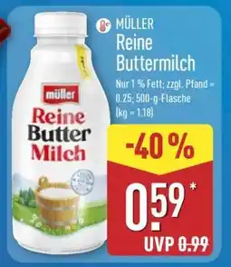 Aldi Nord MÜLLER Reine Buttermilch Angebot