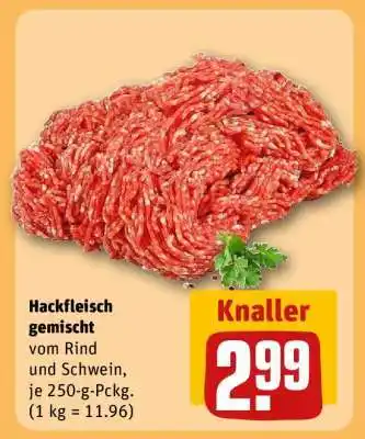 REWE Hackfleisch gemischt Angebot