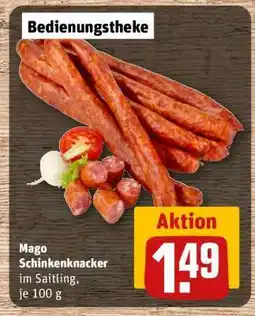 REWE MAGO Schinkenknacker Angebot