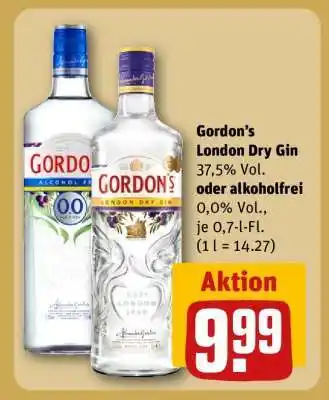 REWE Gordon’s London Dry Gin Angebot