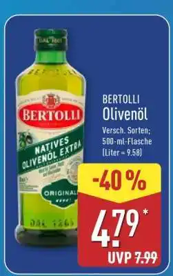 Aldi Nord BERTOLLI Olivenöl Angebot