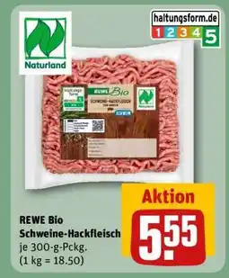 REWE REWE Bio Schweine-Hackfleisch Angebot