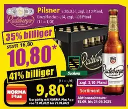 Norma Pilsner Angebot