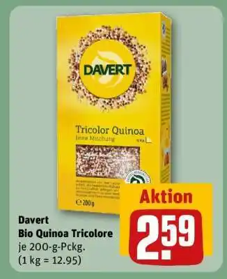 REWE Davert Bio Quinoa Tricolore Angebot