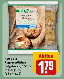 REWE REWE Bio Roggenbrötchen Angebot