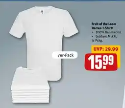 REWE Fruit of the Loom Herren T-Shirt3 Angebot