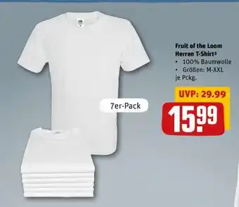 REWE Fruit of the Loom Herren T-Shirt3 Angebot