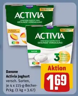 REWE Activia Joghurt Angebot