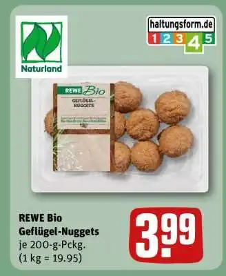 REWE REWE Bio Geflügel-Nuggets Angebot