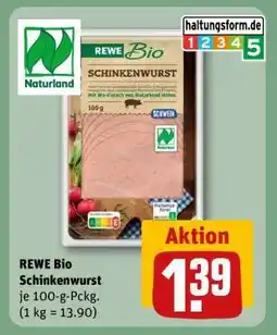 REWE REWE Bio Schinkenwurst Angebot