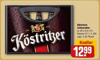 REWE KÖSTRITZER Schwarzbier° Angebot