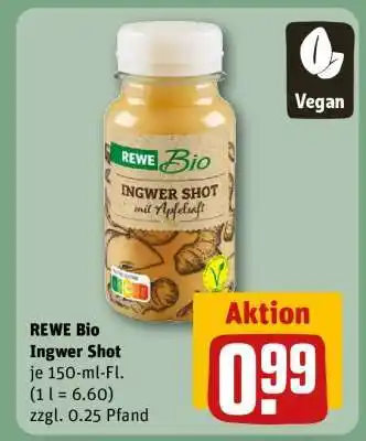 REWE REWE Bio Ingwer Shot Angebot