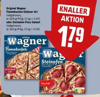 REWE Original Wagner Flammkuchen Elsässer Art Angebot
