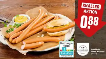 REWE Havelländer Wiener Würstchen Angebot