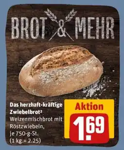 REWE Das herzhaft-kräftige Zwiebelbrot² Angebot