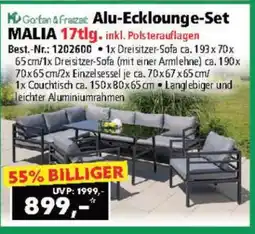 Norma Alu-Ecklounge-Set MALIA 17tlg. inkl. Polsterauflagen Angebot