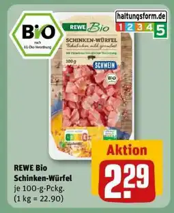REWE REWE Bio Schinken-Würfel Angebot