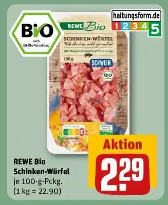 REWE REWE Bio Schinken-Würfel Angebot