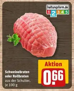 REWE Schweinebraten oder Rollbraten Angebot