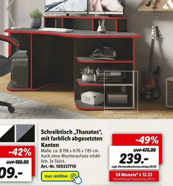 Lidl Schreibtisch „thanatos“ Angebot