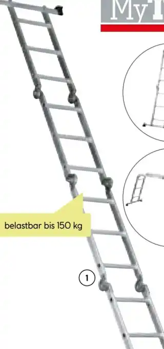 BayWa myTool Aluminium-Mehrzweckleiter Angebot