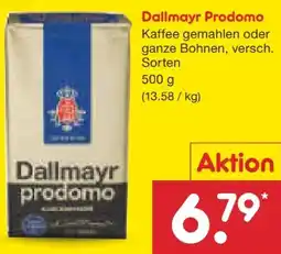 Netto Marken-Discount Dallmayr Prodomo Kaffee Angebot