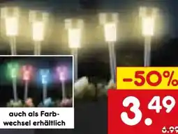 Netto Marken-Discount Living Garden Solar Steckleuchten, 5er Pack Angebot