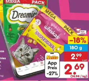 Netto Marken-Discount Whiskas Snacks Angebot