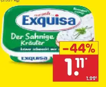 Netto Marken-Discount Exquisa Frischkäse Der Sahnige Kräuter Angebot