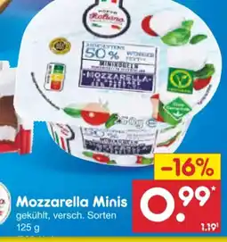 Netto Marken-Discount Mondo Italiano Mozzarella Minis Angebot
