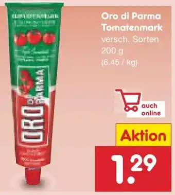 Netto Marken-Discount Hengstenberg Oro di Parma Tomatenmark Angebot