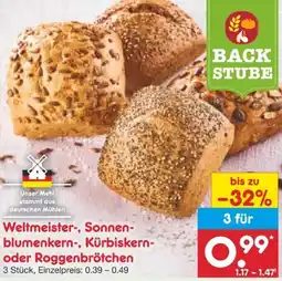Netto Marken-Discount Netto Backstube Weltmeisterbrötchen Angebot