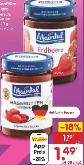 Netto Marken-Discount Maintal Konfitüren Extra Angebot