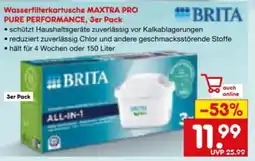 Netto Marken-Discount Brita Maxtra Pro Pure Performance Wasserfilterkartusche Angebot