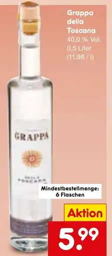 Netto Marken-Discount Di Alfino Grappa della Toscana Angebot