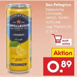 Netto Marken-Discount San Pellegrino Limonaden Angebot