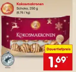 Netto Marken-Discount Santa Claus in Town Kokosmakronen Angebot