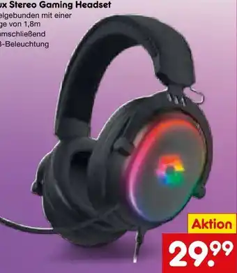 Netto Marken-Discount Speedlink Gaming-Headset Coniux Angebot