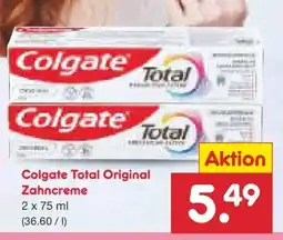 Netto Marken-Discount Colgate Total Zahncreme Original Angebot