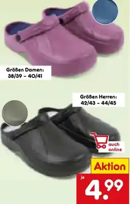 Netto Marken-Discount Living Garden Damen Clogs Angebot