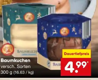 Netto Marken-Discount Santa Claus in Town Nougat Baumstamm Angebot