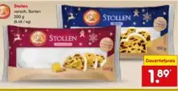 Netto Marken-Discount Santa Claus in Town Stollen Angebot