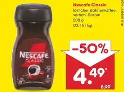 Netto Marken-Discount Nescafé Classic Löslicher Kaffee Angebot